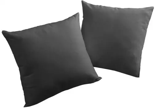 Декоративные подушки вирт, чехлы на подушки без наполнителя, 2 шт Wirth 40х60 см, черный