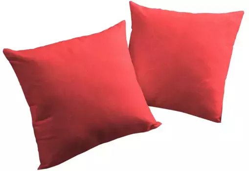 Декоративные подушки вирт, чехлы на подушки без наполнителя, 2 шт Wirth 40х40 см, красный