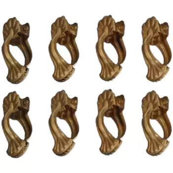 Декоративные зажимы Liedeco (8 шт. в упаковке), для карнизов 12 мм, цвет goldfarben