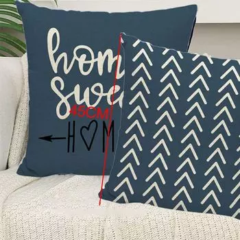 Декоративный чехол для подушки 45 x 45 см. Набор декоративных чехлов для подушки. Чехол для дивана, автомобиля, спальни, домашний декор (Стиль: Стиль 2) JeiibrZui