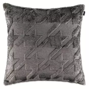 Декоративный чехол JOOP! LIVING POSH, 45x1x45 см, антрацитовый