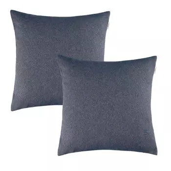 Декоративный чехол на подушку Esprit, 45x45 см, титановый