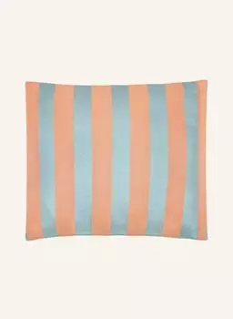 Декоративный чехол на подушку из блестящей пряжи, 50 х 50 см. Dagny, оранжевый