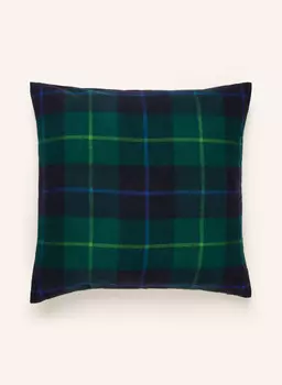 Декоративный чехол на подушку из шерсти мериноса 50 х 50 см. Gant Home, синий