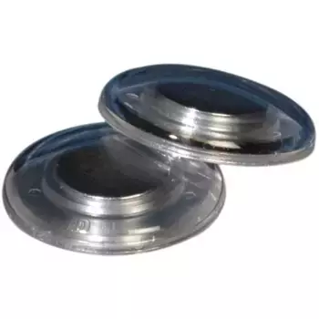 Декоративный магнит Liedeco (2 шт. в упаковке), для металлических поверхностей, цвет transparent/grau