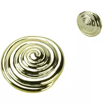 Декоративный магнит Liedeco «Улитка» (2 шт. в упаковке), для металлических поверхностей, цвет goldfarben