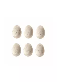 Декоративный набор яиц из 6 шт. Trista бежевый Loberon, бежевый