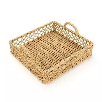 Декоративный поднос Evidea Deco Rustico - бежевый - 22 см