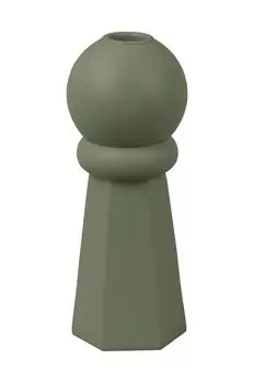 Декоративный подсвечник Geo Crown Present Time, зеленый