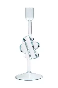 Декоративный подсвечник Puddle Blue &k amsterdam, прозрачный
