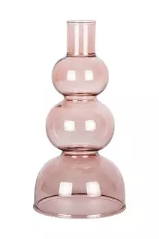 Декоративный подсвечник «Слоистые круги» Present Time, роза