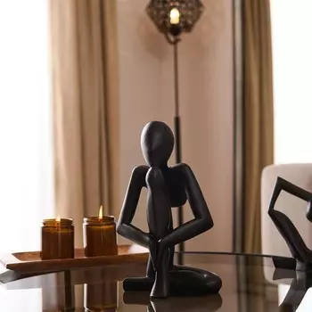 Декоративный предмет Evidea Deco Introvert - черный - 22x12x22 см