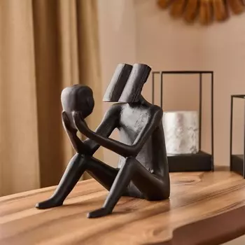 Декоративный предмет Evidea Deco Think - черный - 29x15x10 см