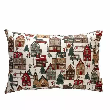 Декоративный рождественский чехол на диван, спальню, гостиную, VILLAGE, 80x40 Deco Haus