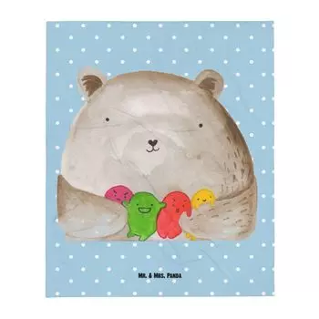 Декоративный шарф Feel of Nature кремовый, 140 х 245 см Mr. & Mrs. Panda, синий