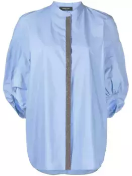 Декорированная блузка Fabiana Filippi, синий