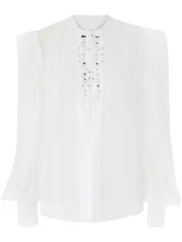 Декорированная блузка Genny, белый