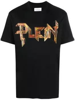 Декорированная футболка Chrome Philipp Plein, черный