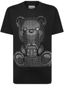 Декорированная футболка Philipp Plein, черный