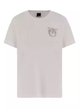 Декорированная футболка PINKO, белый