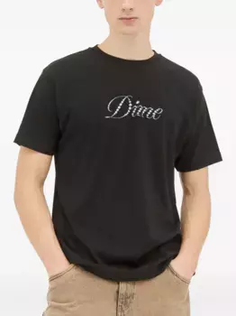 Декорированная футболка с круглым вырезом dime, черный