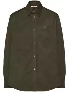 Декорированная куртка-рубашка VALENTINO GARAVANI, зеленый