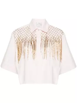 Декорированная рубашка Forte Forte, розовый