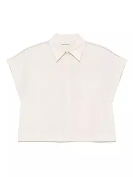 Декорированная рубашка Peserico, нейтральный