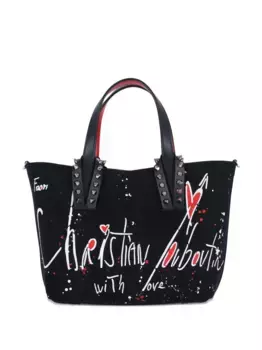 Декорированная сумка Cabata Christian Louboutin, черный
