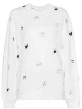 Декорированная толстовка JNBY, белый