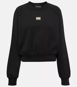 Декорированная толстовка Re-Edition DOLCE&GABBANA, черный