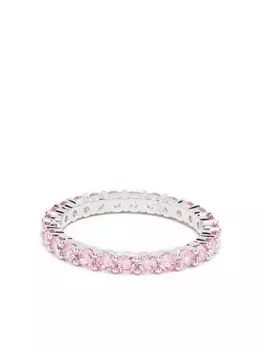 Декорированное кольцо Swarovski, серебряный