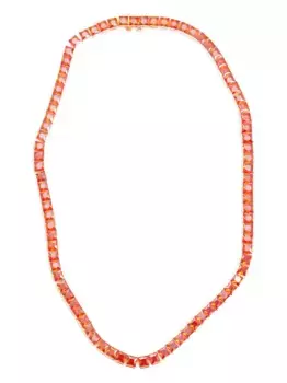 Декорированное колье Tennis Izabel Display, оранжевый