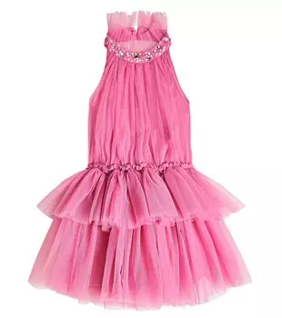 Декорированное платье Meri Tutu Du Monde, розовый