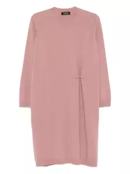 Декорированное платье миди Fabiana Filippi, розовый