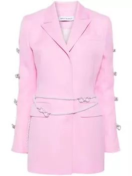 Декорированное платье мини с вырезами MACH & MACH, розовый