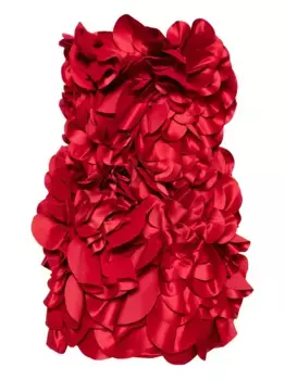 Декорированное платье мини Saiid Kobeisy, красный