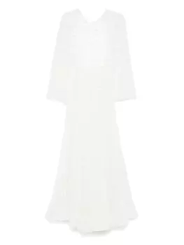 Декорированное платье Parlor, белый