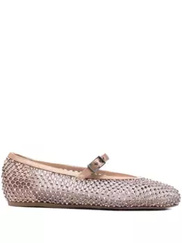 Декорированные балетки Gilda Le Silla, нейтральный