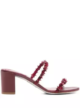 Декорированные босоножки Ren Caovilla, красный