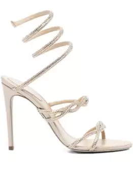 Декорированные босоножки Ren Caovilla, нейтральный