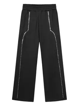 Декорированные брюки ROUGH., черный