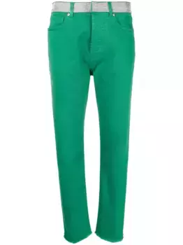 Декорированные джинсы Alexandre Vauthier, зеленый