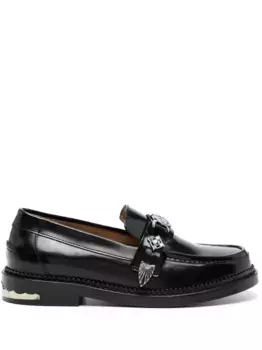 Декорированные лоферы с заклепками Toga Pulla, черный