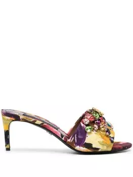 Декорированные мюли Dolce & Gabbana, черный