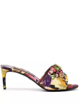 Декорированные мюли DOLCE & GABBANA, черный