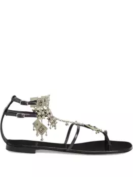 Декорированные сандалии Amira Giuseppe Zanotti, фиолетовый