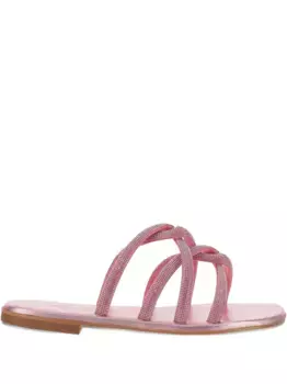 Декорированные сандалии Kimai, розовый