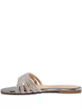 Декорированные сандалии Ninalilou, серебяный