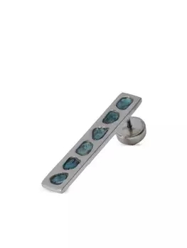 Декорированные серьги Parts of Four, серебряный